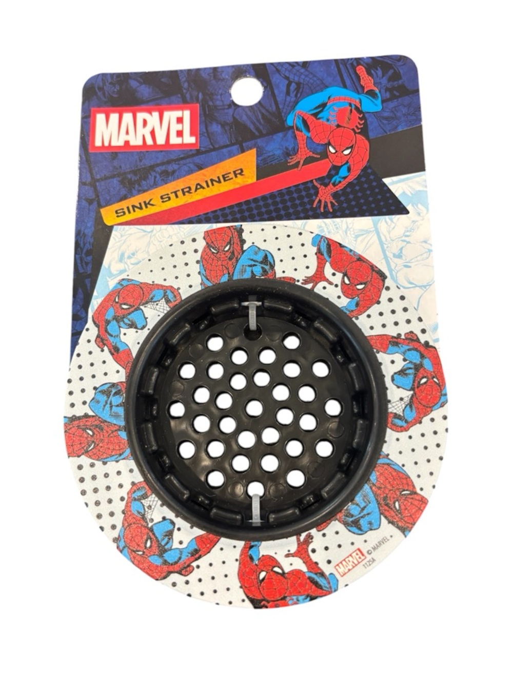 Marvel Spider-Man Sink Strainer - Black & Red Artwork